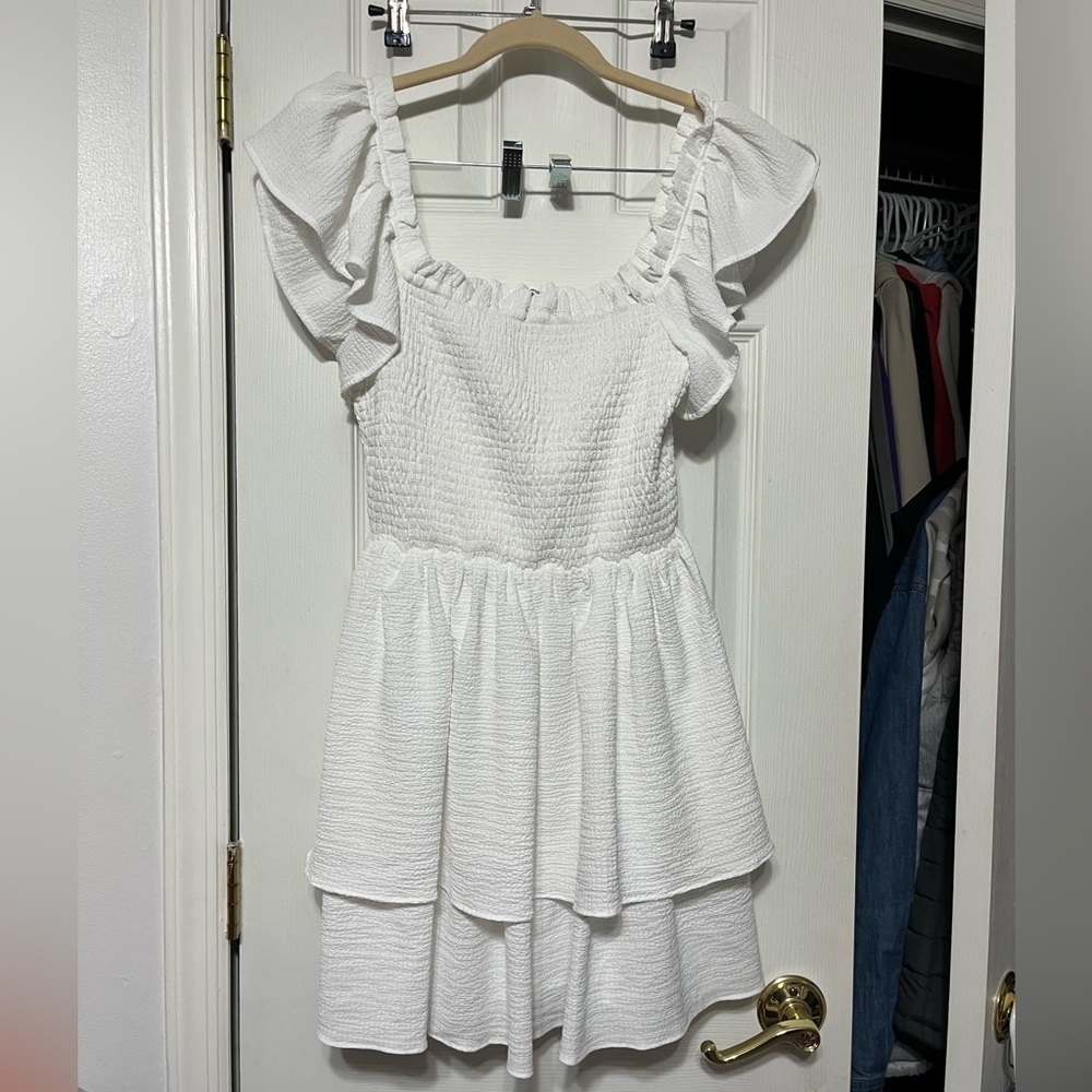 NWOT Express White Summer Dress